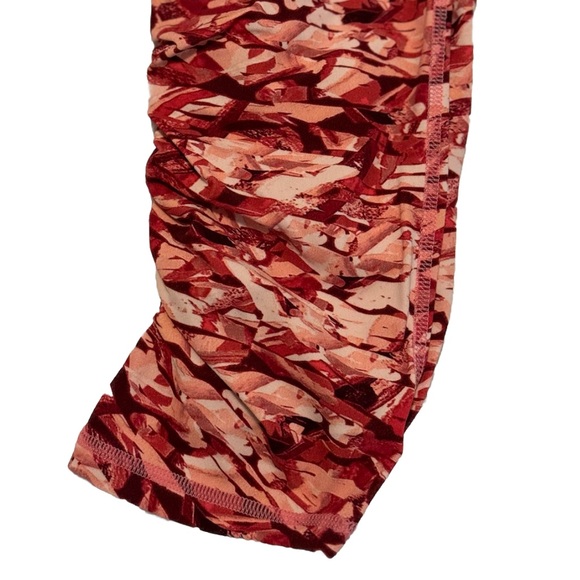 Four laps Leggings Confetti camp size Small $108 New With Tags Red - Picture 2 of 8